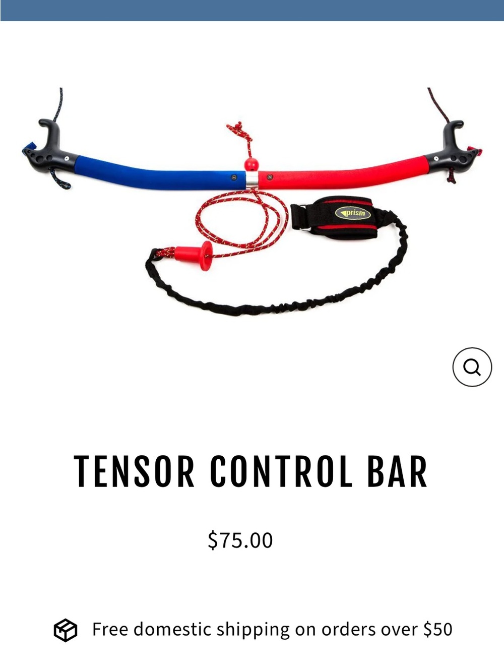 PRISM Tensor Control Bar - Red and Blue